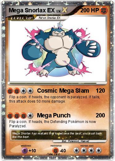 Pokemon Mega Snorlax EX