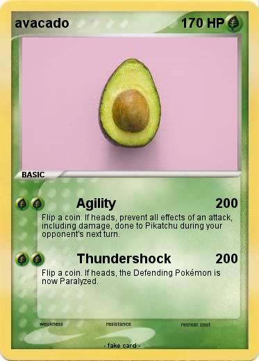 Pokemon avacado