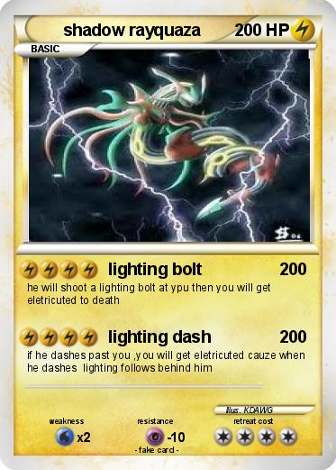 Pokemon shadow rayquaza