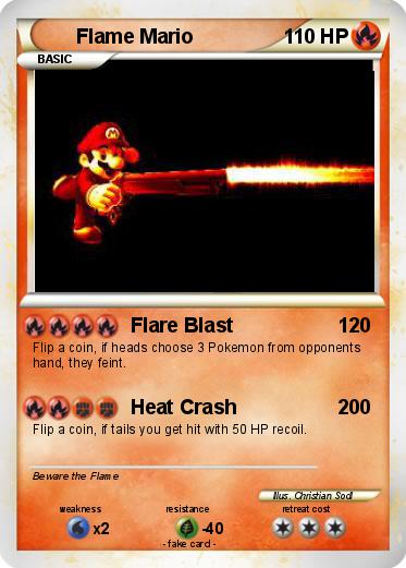 Pokemon Flame Mario