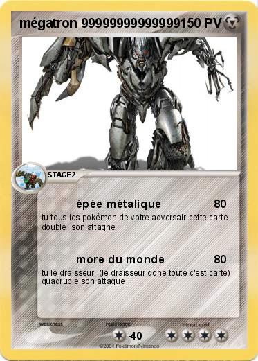 Pokemon mégatron 99999999999999