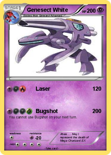 Pokemon Genesect White