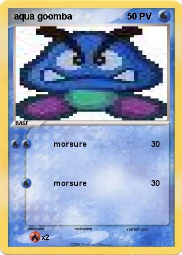 Pokemon aqua goomba