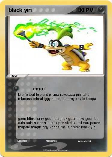 Pokemon black yin