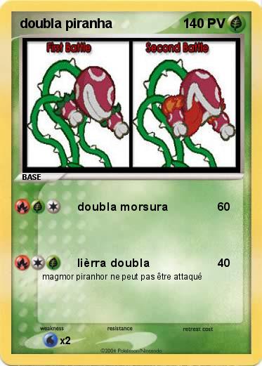 Pokemon doubla piranha