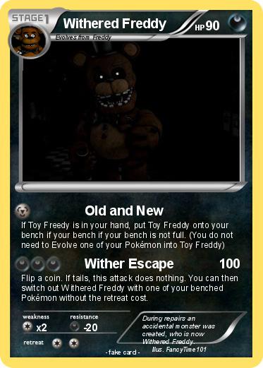 Pokemon Withered Freddy