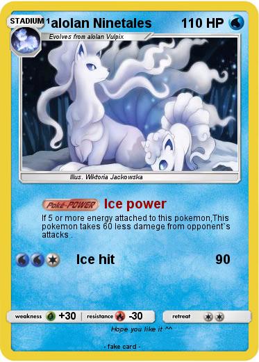 Pokemon alolan Ninetales