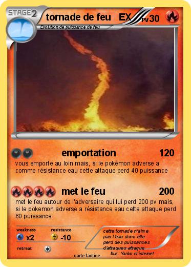 Pokemon tornade de feu   EX