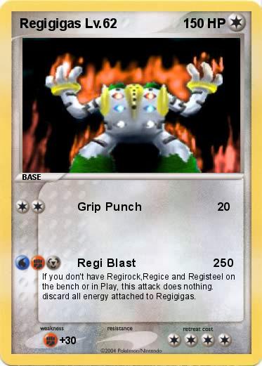 Pokemon Regigigas Lv.62