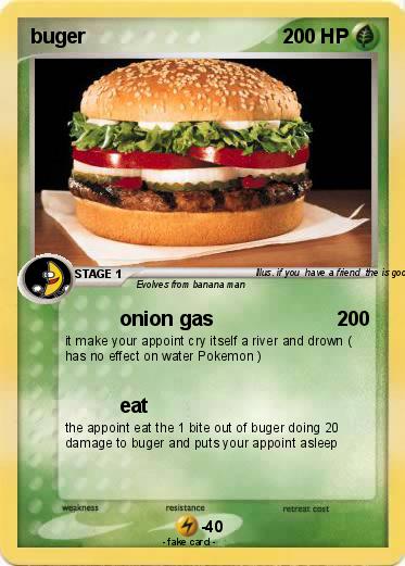 Pokemon buger