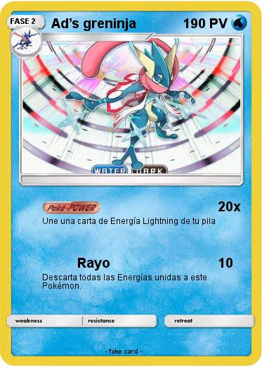 Pokemon Ad’s greninja
