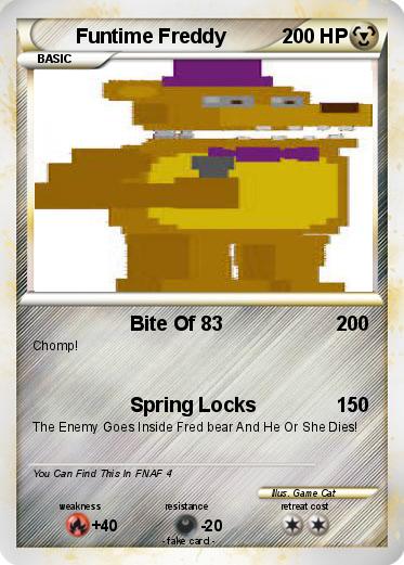Pokemon Funtime Freddy