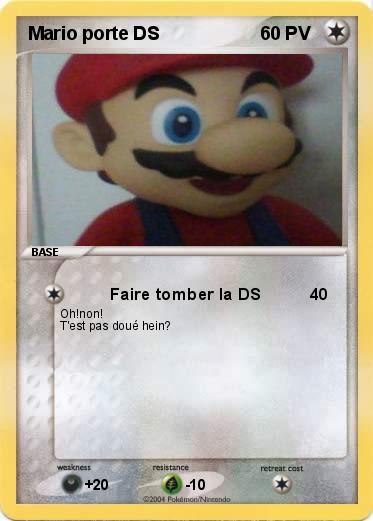 Pokemon Mario porte DS