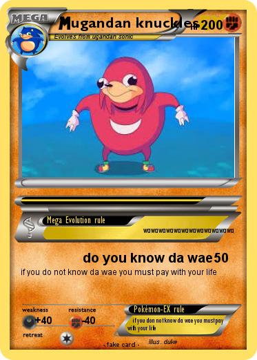 Pokemon ugandan knuckles