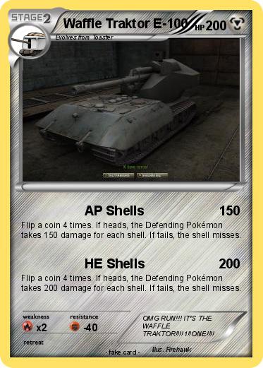 Pokemon Waffle Traktor E-100