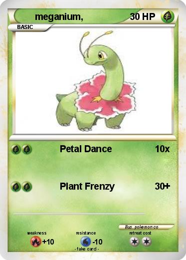 Pokemon meganium,
