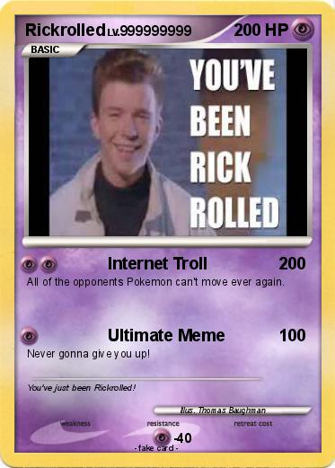 Pokemon Rickrolled