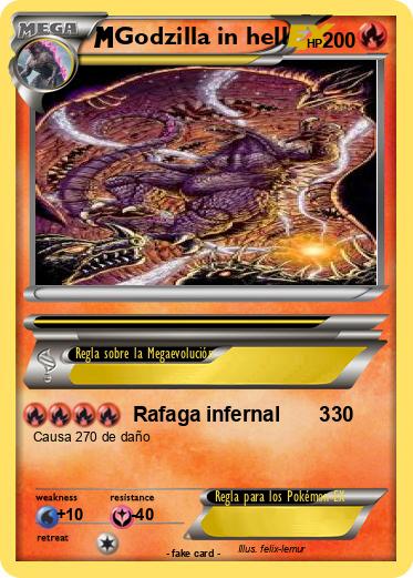 Pokemon Godzilla in hell