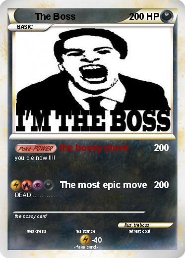 Pokemon The Boss