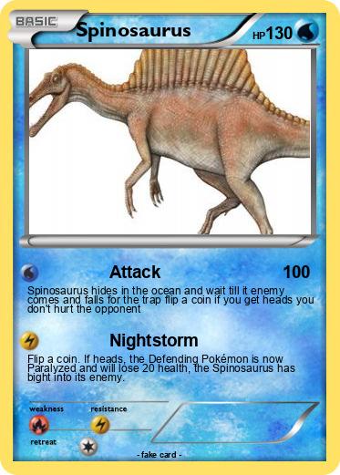 Pokemon Spinosaurus