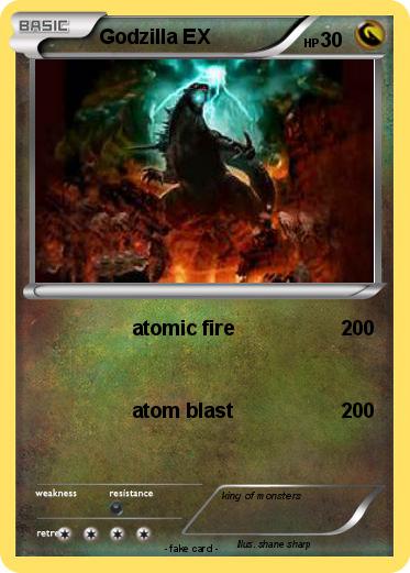 Pokemon Godzilla EX