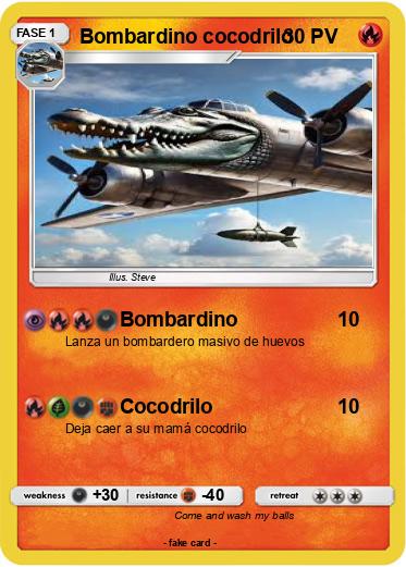 Pokemon Bombardino cocodrilo