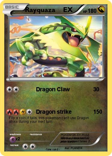 Pokemon Rayquaza    EX
