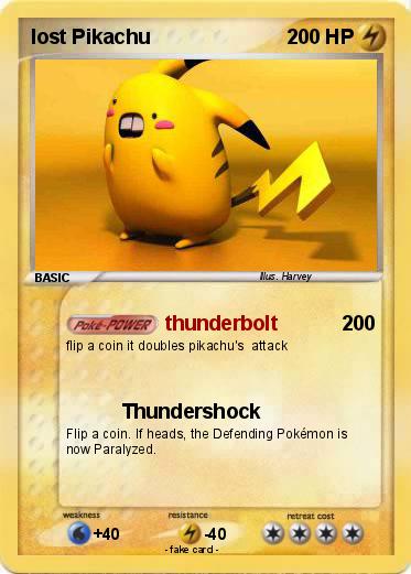 Pokemon lost Pikachu