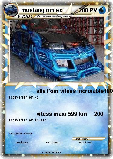 Pokemon mustang om ex