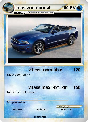 Pokemon mustang normal