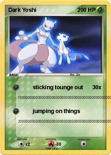 Pokemon Dark Yoshi