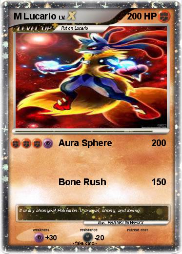 Pokemon M Lucario