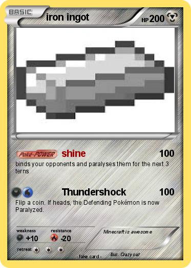 Pokemon iron ingot
