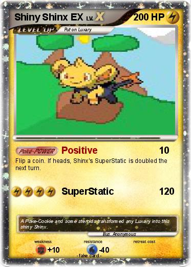 Pokemon Shiny Shinx EX