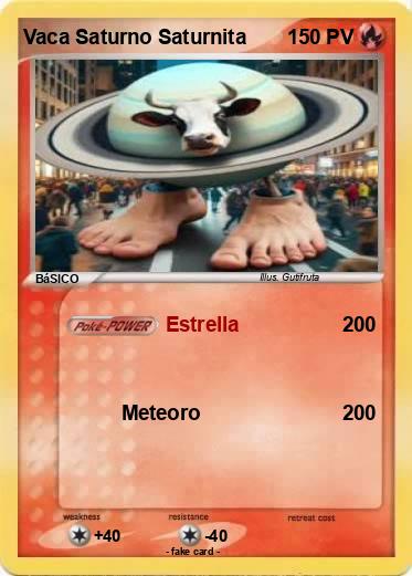 Pokemon Vaca Saturno Saturnita