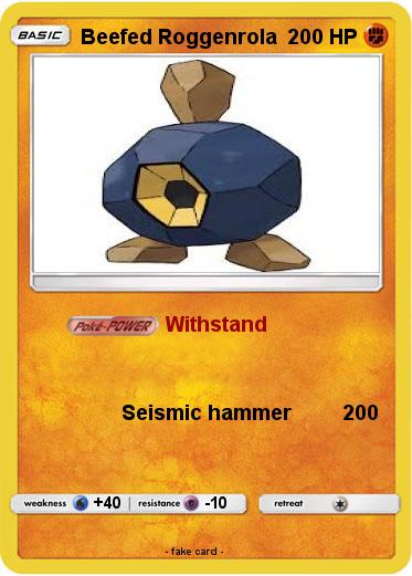 Pokemon Beefed Roggenrola