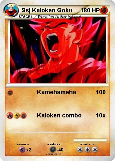 Pokemon Ssj Kaioken Goku