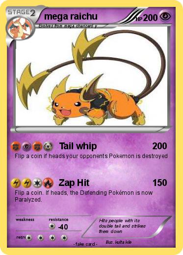 Pokemon mega raichu