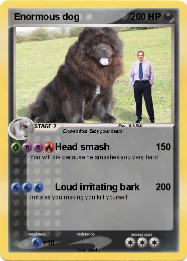Pokemon Enormous dog