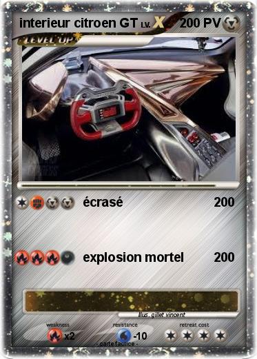 Pokemon interieur citroen GT