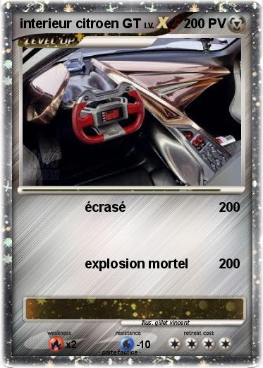 Pokemon interieur citroen GT