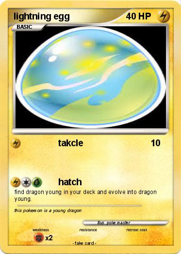 Pokemon lightning egg