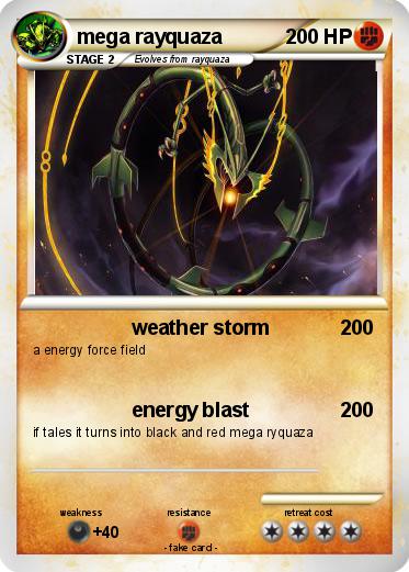 Pokemon mega rayquaza