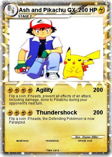 Pokemon Ash and Pikachu GX