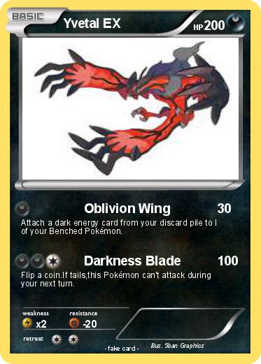 Pokemon Yvetal EX