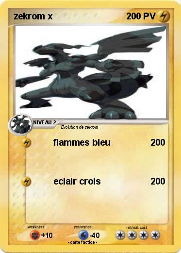 Pokemon zekrom x