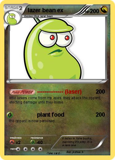 Pokemon lazer bean ex