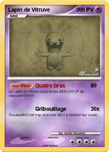 Pokemon Lapin de Vitruve