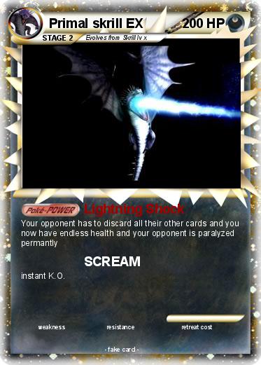 Pokemon Primal skrill EX