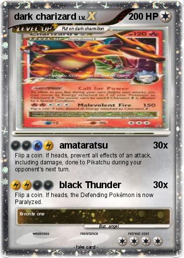 Pokemon dark charizard